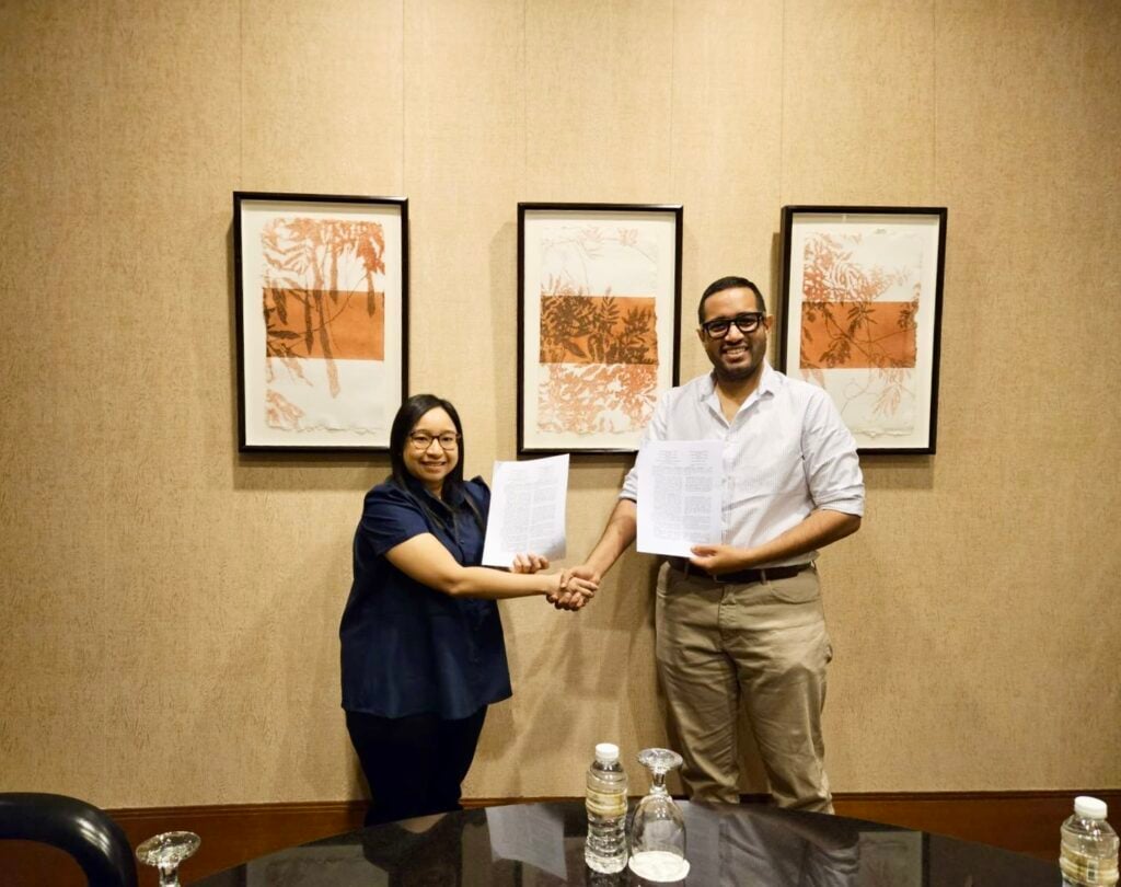 PT GSC Group Indonesia の創設者兼社長である Soraya Bahfen と PT Binawan Inti Utama の CEO である Said Saleh Alwain