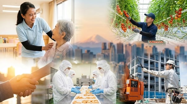 Bidang pekerjaan SSW Specified Skilled Worker (SSW) yang Paling Diminati